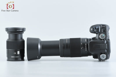 [Used] SONY α100 DSLR-A100W Double Zoom Lens Kit Black