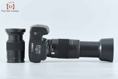 [Used] SONY α100 DSLR-A100W Double Zoom Lens Kit Black