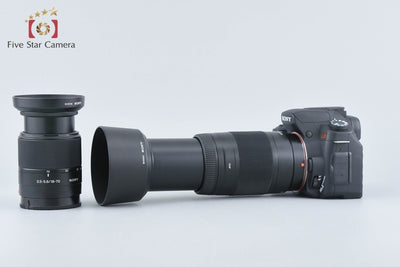 [Used] SONY Alpha 200 DSLR-A200 Double Zoom Lens Kit Black