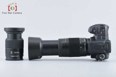 [Used] SONY Alpha 200 DSLR-A200 Double Zoom Lens Kit Black