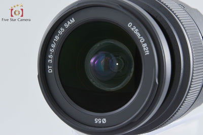 [Used] SONY α57 SLT-A57 Double Zoom Lens Kit with Original Box