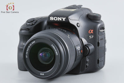 [Used] SONY α57 SLT-A57 Double Zoom Lens Kit with Original Box