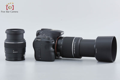 [Used] SONY α57 SLT-A57 Double Zoom Lens Kit with Original Box