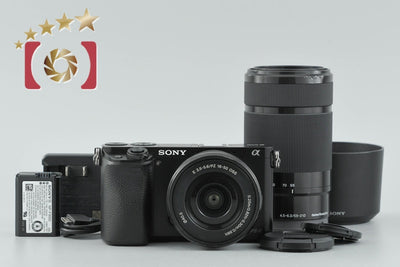 [Used] SONY α6000 ILCE-6000 Double Zoom Lens Kit Black