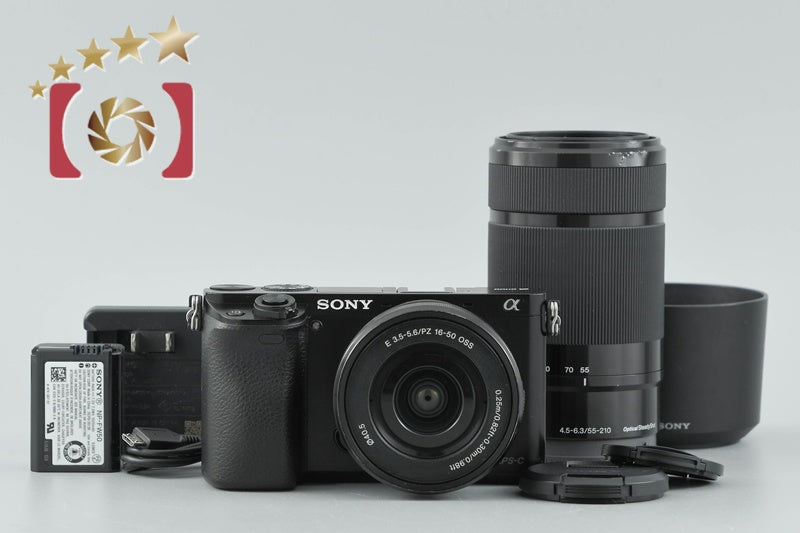 [Used] SONY α6000 ILCE-6000 Double Zoom Lens Kit Black