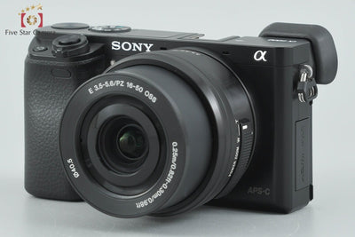 [Used] Sony α6000 ILCE-6000 Double Zoom Lens Kit Black, Low Shutter Count, With Original Box