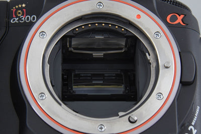 Used: SONY α300 DSLR-A300 Black + DT 18-70mm f/3.5-5.6 SAL1870 + 75-300mm f/4.5-5.6 MACRO SAL75300