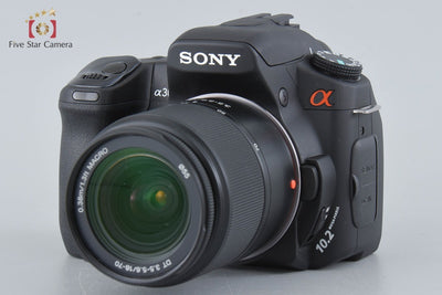 Used: SONY α300 DSLR-A300 Black + DT 18-70mm f/3.5-5.6 SAL1870 + 75-300mm f/4.5-5.6 MACRO SAL75300