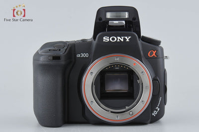Used: SONY α300 DSLR-A300 Black + DT 18-70mm f/3.5-5.6 SAL1870 + 75-300mm f/4.5-5.6 MACRO SAL75300