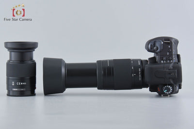 Used: SONY α300 DSLR-A300 Black + DT 18-70mm f/3.5-5.6 SAL1870 + 75-300mm f/4.5-5.6 MACRO SAL75300