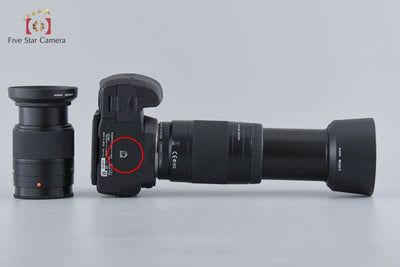Used: SONY α300 DSLR-A300 Black + DT 18-70mm f/3.5-5.6 SAL1870 + 75-300mm f/4.5-5.6 MACRO SAL75300