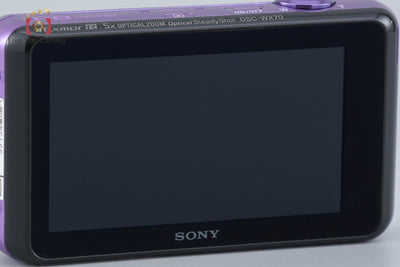 [Used] SONY Sony Cyber-shot DSC-WX70 Violet Digital Still Camera with Original Box