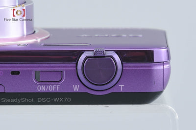 [Used] SONY Sony Cyber-shot DSC-WX70 Violet Digital Still Camera with Original Box