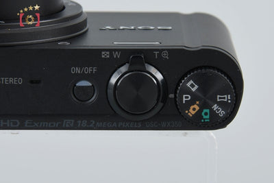 [Used] SONY Cyber-shot DSC-WX350 Black Compact Digital Camera