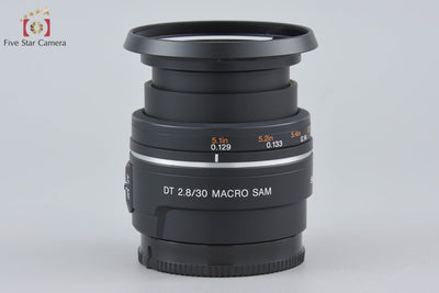 【Used】SONY DT 30mm f/2.8 MACRO SAM SAL30M28