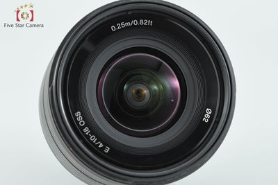 [Used] SONY E 10-18mm f/4 OSS SEL1018 with original box