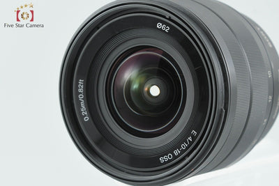 [Used] SONY E 10-18mm f/4 OSS SEL1018 with original box