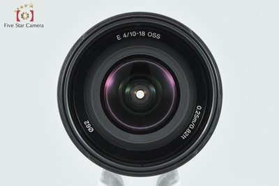 [Used] SONY E 10-18mm f/4 OSS SEL1018 with original box
