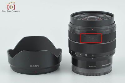 [Used] SONY E 10-18mm f/4 OSS SEL1018 with original box
