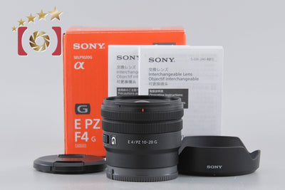 [Used] Sony E 10-20mm f/4 PZ G SELP1020G with original box