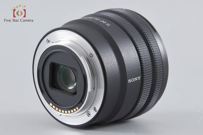 [Used] Sony E 10-20mm f/4 PZ G SELP1020G with original box