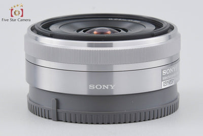 Used: SONY E 16mm f/2.8 SEL16F28