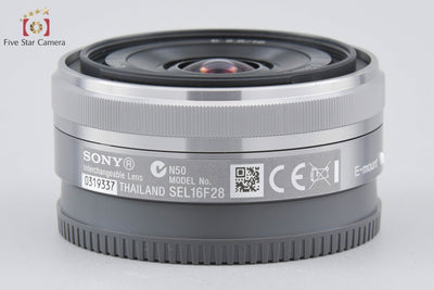Used: SONY E 16mm f/2.8 SEL16F28