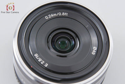 Used: SONY E 16mm f/2.8 SEL16F28