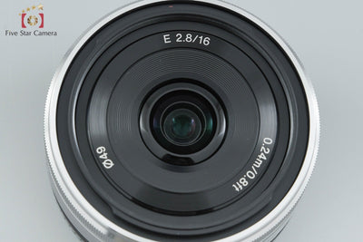 [Used] SONY E 16mm f/2.8 SEL16F28