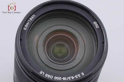 [Used] SONY E 18-200mm f/3.5-6.3 OSS LE SEL18200LE Black