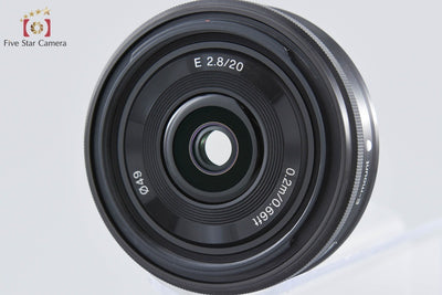 [Used] SONY E 20mm f/2.8 SEL20F28