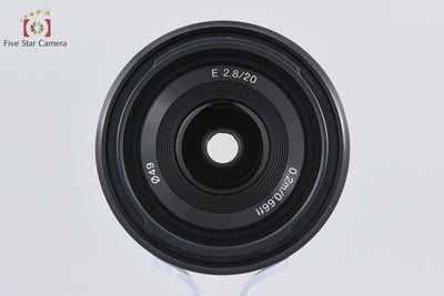 [Used] SONY E 20mm f/2.8 SEL20F28