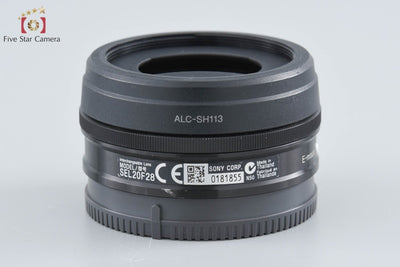 [Used] SONY E 20mm f/2.8 SEL20F28