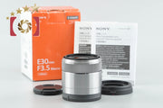 [Used] SONY E 30mm f/3.5 MACRO SEL30M35 with Original Box