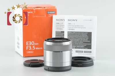 [Used] SONY E 30mm f/3.5 MACRO SEL30M35 with Original Box