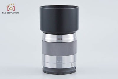 [Used] SONY Sony E 50mm f/1.8 OSS SEL50F18 Silver with Original Box