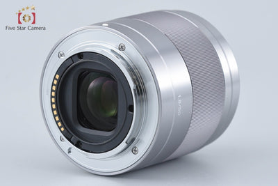 Used: SONY E 50mm f/1.8 OSS SEL50F18 Silver with original box