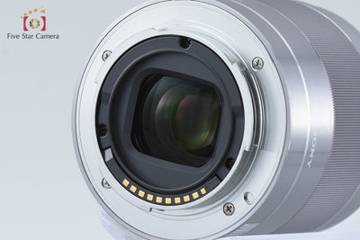 Used: SONY E 50mm f/1.8 OSS SEL50F18 Silver with original box