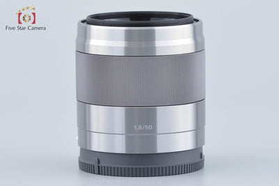 Used: SONY E 50mm f/1.8 OSS SEL50F18 Silver with original box