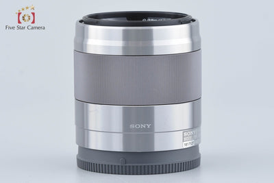 Used: SONY E 50mm f/1.8 OSS SEL50F18 Silver with original box