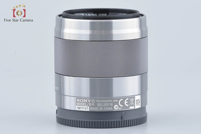 Used: SONY E 50mm f/1.8 OSS SEL50F18 Silver with original box