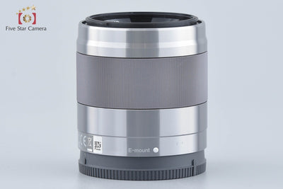 Used: SONY E 50mm f/1.8 OSS SEL50F18 Silver with original box