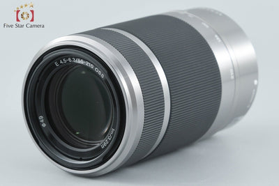 [Used] SONY Sony E 55-210mm f/4.5-6.3 OSS SEL55210 Silver With Original Box
