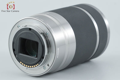 [Used] SONY Sony E 55-210mm f/4.5-6.3 OSS SEL55210 Silver With Original Box