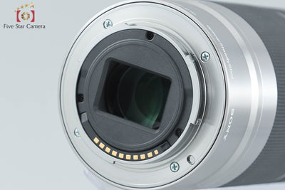 [Used] SONY Sony E 55-210mm f/4.5-6.3 OSS SEL55210 Silver With Original Box