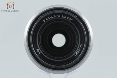 [Used] SONY Sony E 55-210mm f/4.5-6.3 OSS SEL55210 Silver With Original Box