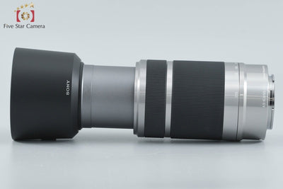 [Used] SONY Sony E 55-210mm f/4.5-6.3 OSS SEL55210 Silver With Original Box