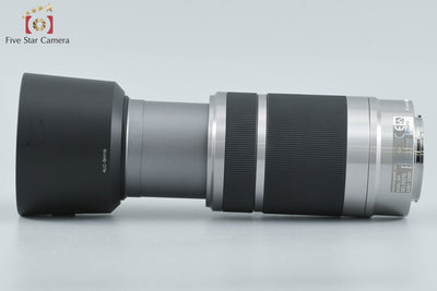 [Used] SONY Sony E 55-210mm f/4.5-6.3 OSS SEL55210 Silver With Original Box