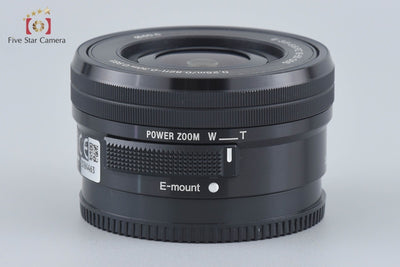 [Used] SONY E PZ 16-50mm f/3.5-5.6 OSS SELP1650 Black