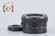 [Used] Sony E PZ 16-50mm f/3.5-5.6 OSS SELP1650 Black